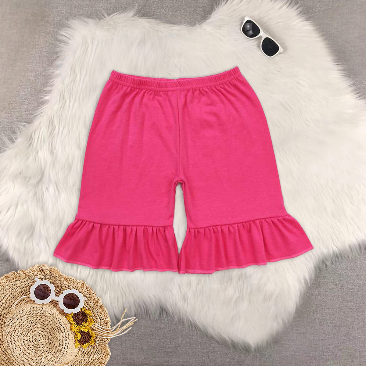 RTS NO MOQ baby girl clothes summer lace shorts