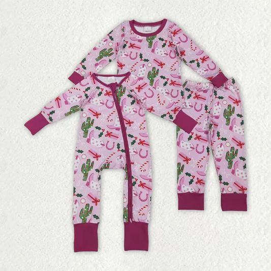 RTS NO MOQ Sibling Baby girls clothes Christmas long-sleeved trousers suit & rompers