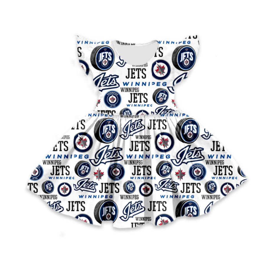 custom moq 3 eta 6-7weeks baby girls clothes bow flying Sleeves Dress