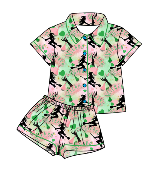 Custom moq 3 eta 7/8week moq 5 eta /4/5week baby girls clothes short sleeve shorts sets