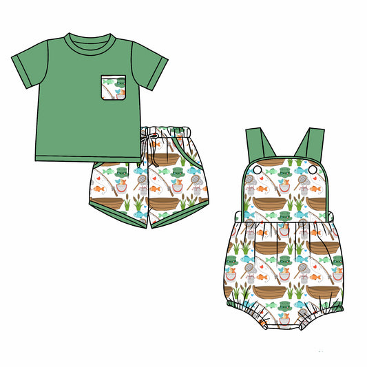 26.1.1 custom each style moq 5 eta 6-8week Sibling Sister baby boy short sleeve shorts sets and romper match design