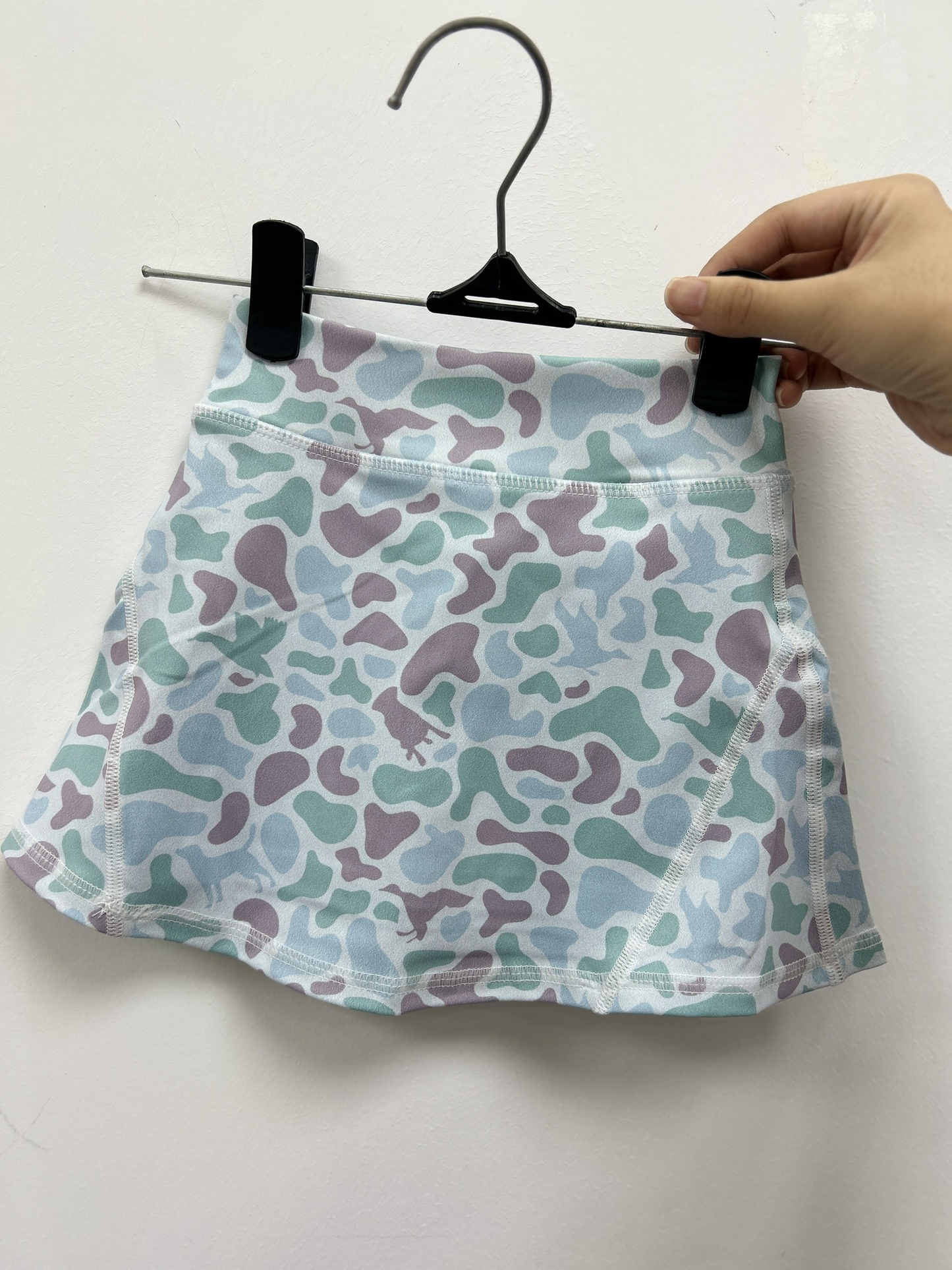 RTS Sibling baby girls clothes yoga camouflage summer shorts skirts
