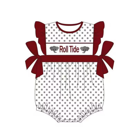 custom moq 5 eta 6-7weeks Summer baby girls clothes flying sleeve romper