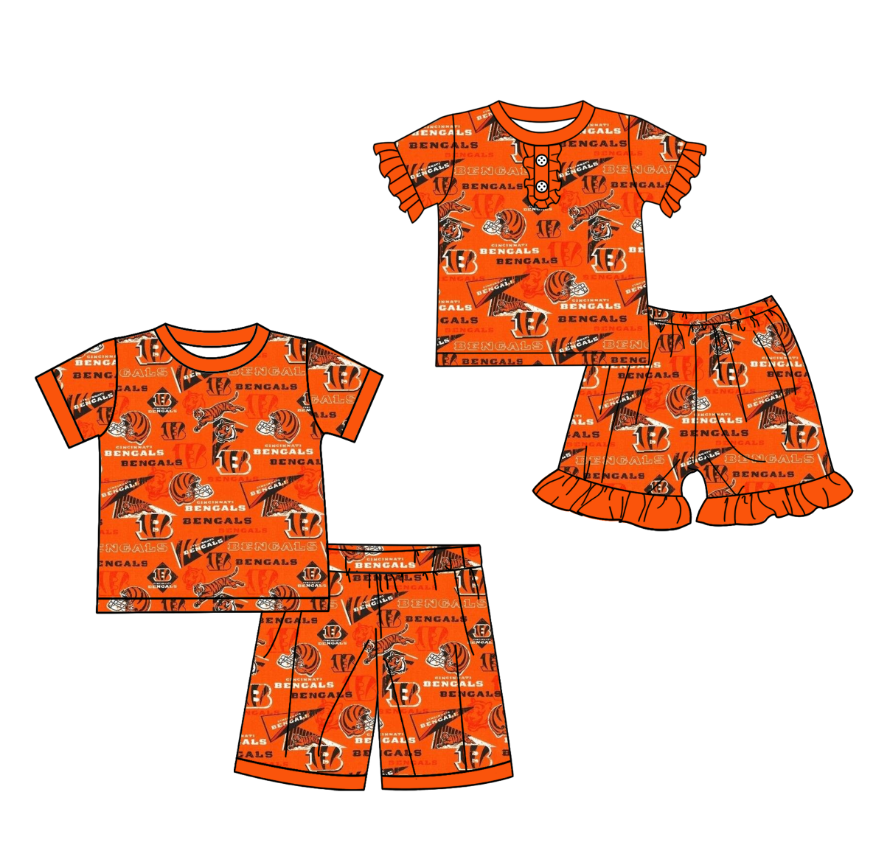 custom moq 3 eta 6-7weeks baby boys clothes team short Sleeves Shorts Set 1 and sets 2