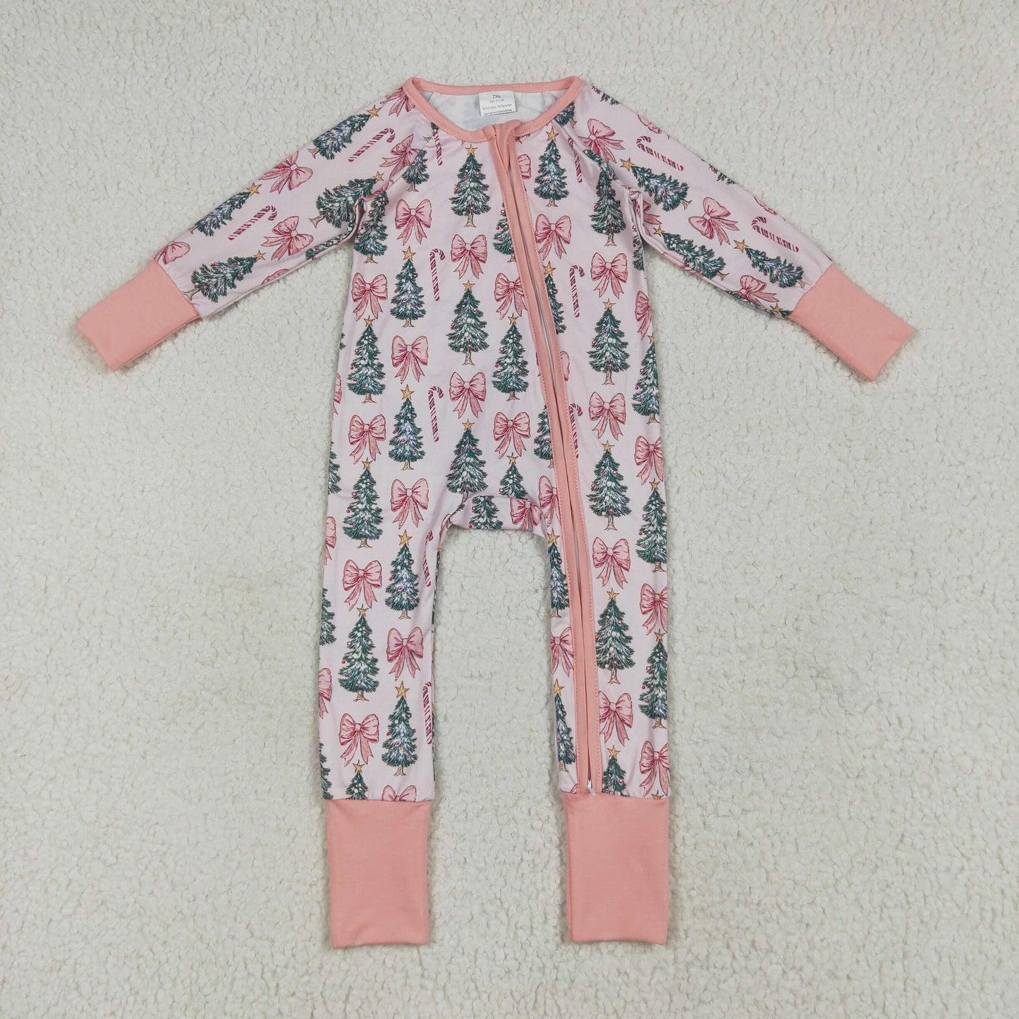 RTS NO MOQ Sibling Baby boy girls clothesChristmas long-sleeve rompers