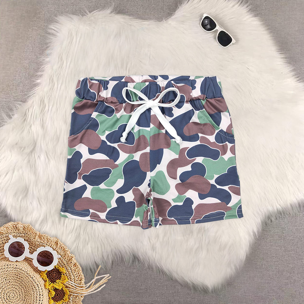 RTS NO MOQ Baby Boys clothes Summer Camouflage Shorts