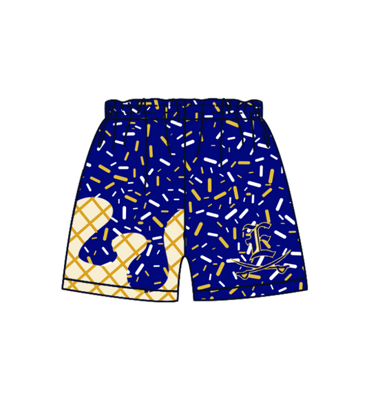 custom moq 3 eta 6-8weeks adult and kids clothes team blue Beach Summer Shorts
