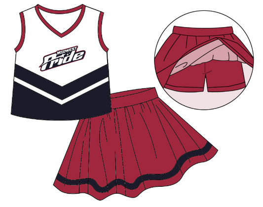 baby girl clothes team brick red toddler girl summer outfit