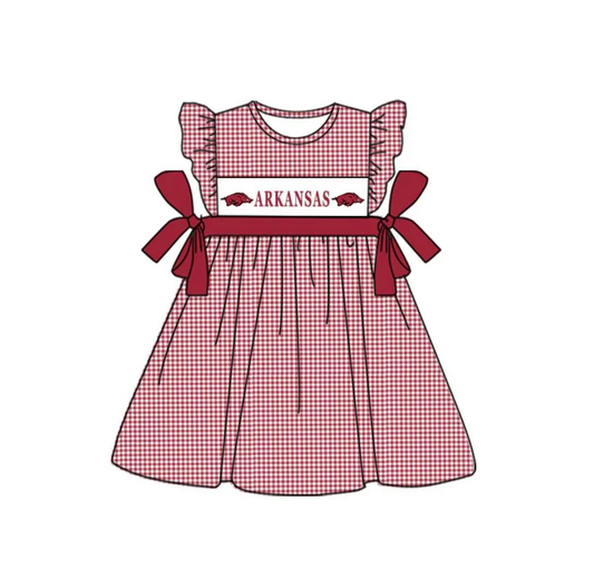 PRE ORDER Deadline August 28 close custom no moq baby kids kids clothing Summer plaid dress