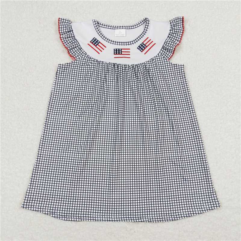 Baby girls print gray dress and baby romper Sibling Sister Clothes Sets