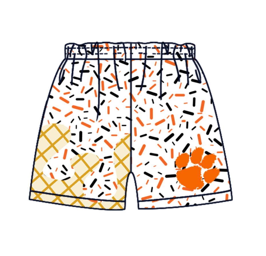 custom moq 3 eta 6-8weeks adult and kids clothes team white Beach Summer Shorts-25.4.29