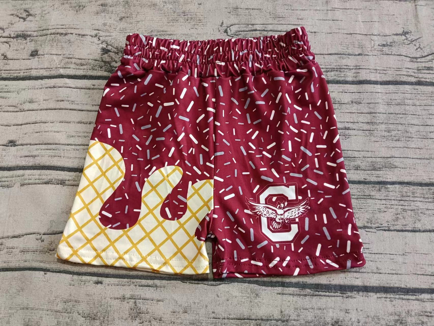 custom moq 3 eta 6-8weeks kids and adult brick red Beach Summer Shorts