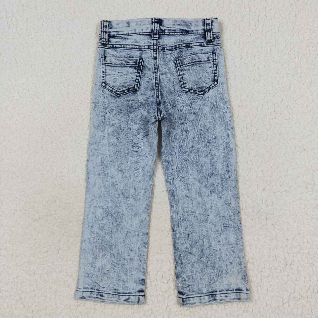 P0244 Light Bleach Denim Trousers