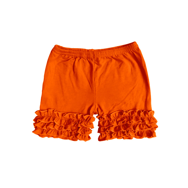 Custom pants cotton pants icing summer shorts orange color