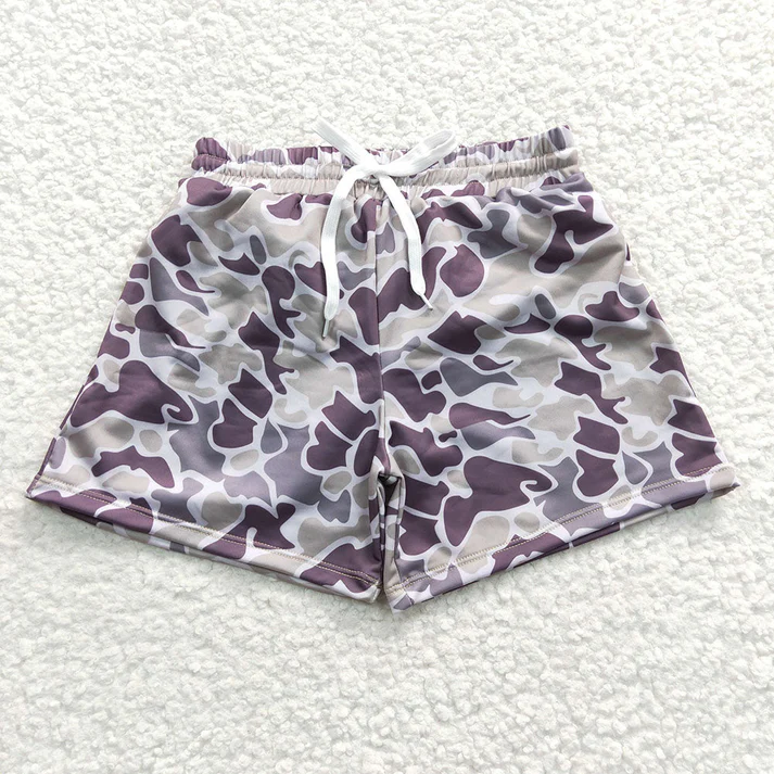 RTS Baby Boys Camo Print Summer Trunks Swimsuits Swimwears boys swim