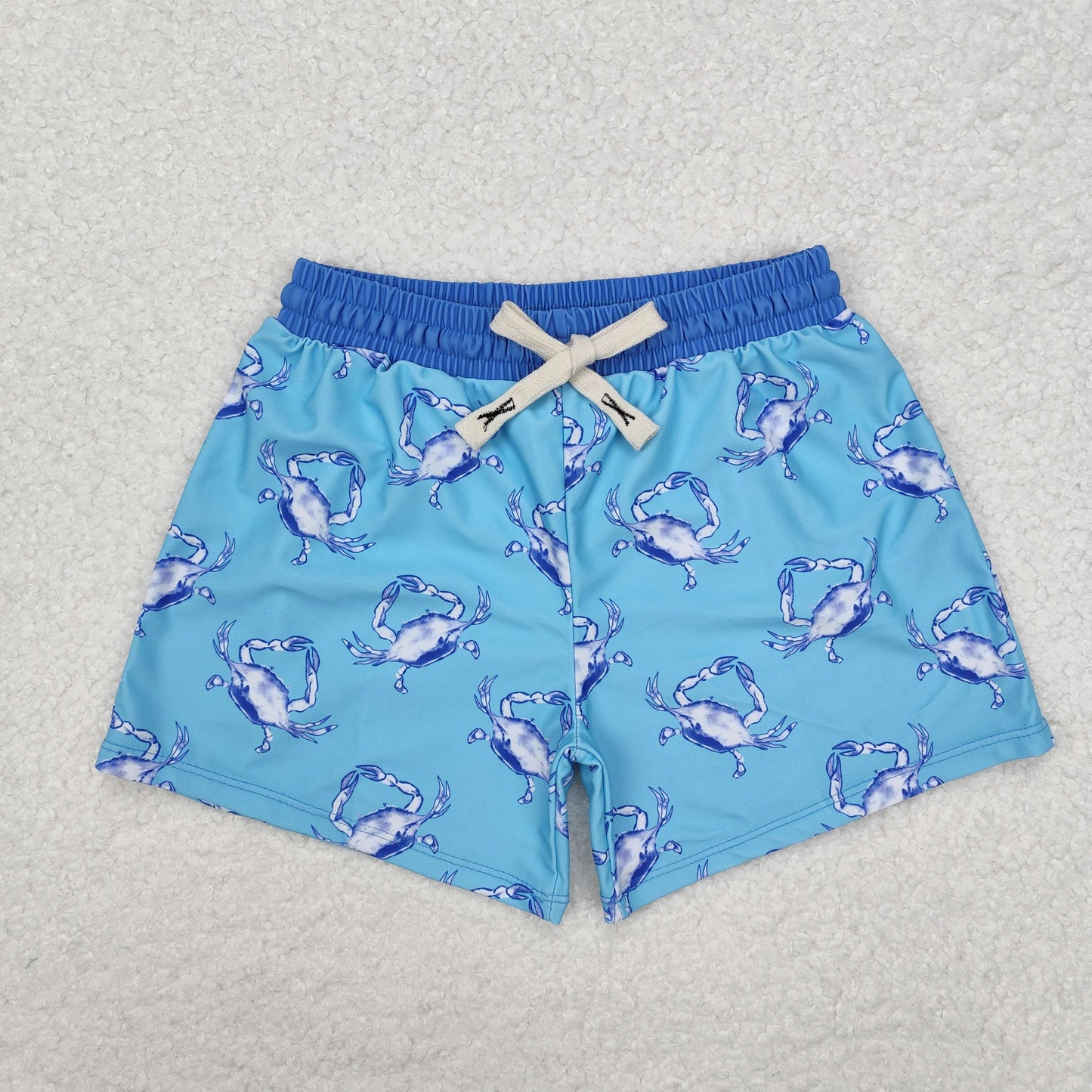 RTS NO MOQ ETA 5/7days Arrived S0169 Crab light blue swimming trunks