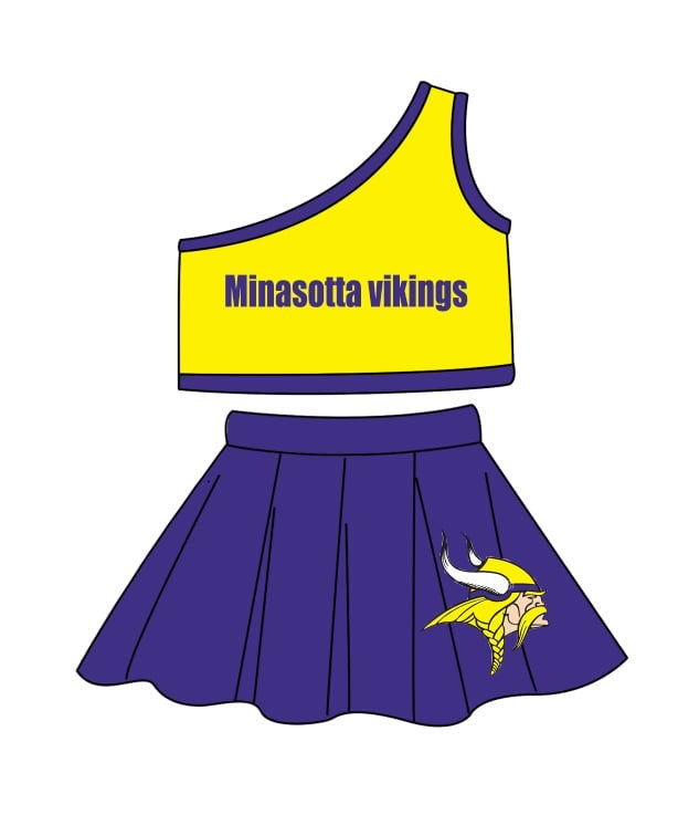 Deadline July 31th close custom no moq  eta 6-7weeks  Yellow purple team cheerleading suit