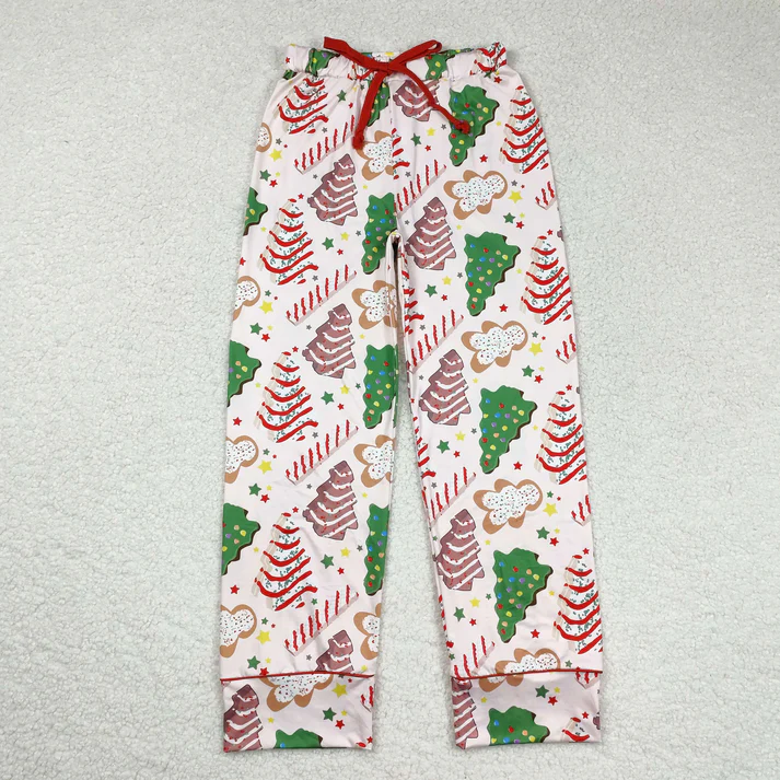 RTS NO MOQ Sibling adult clothes Christmas adult long pants
