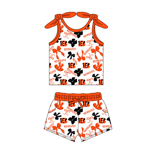 PRE ORDER Deadline August 28 close custom no moq baby kids kids clothing Short-sleeved shorts bow tie suit