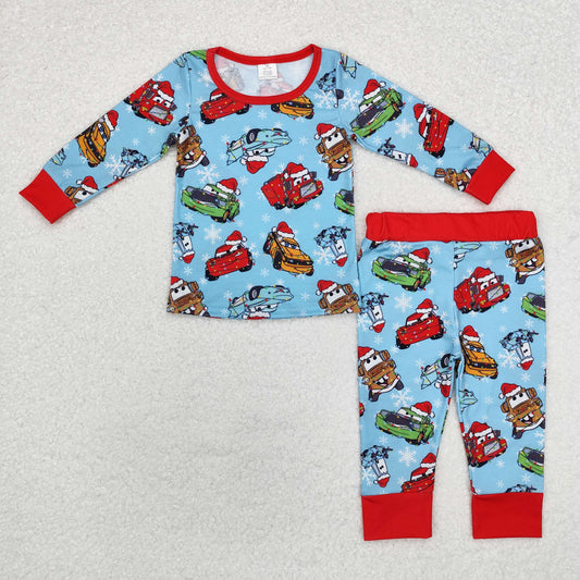 BAMBOO RTS NO MOQ ETA 5/7days BLP0776 Modal Christmas cartoon Toy Story pattern long-sleeved trousers suit