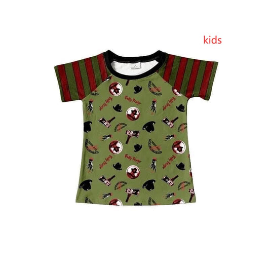 Deadline July  25custom no moq  eta 6-7weeks Halloween Boys Summer Tops