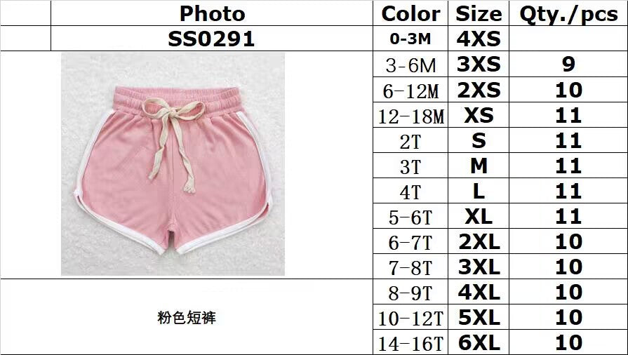 SS0291 pink shorts
