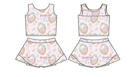 Deadline: May 20 Custom no moq baby girls Summer girls Summer girls sleeveless skirt