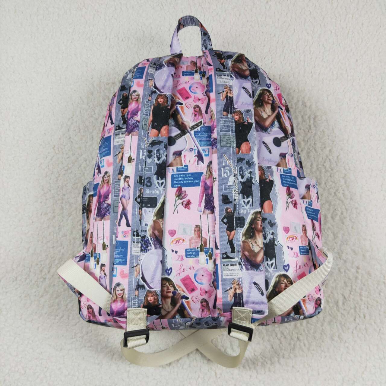 RTS NO MOQ BA0215 Taylor pink and gray backpack