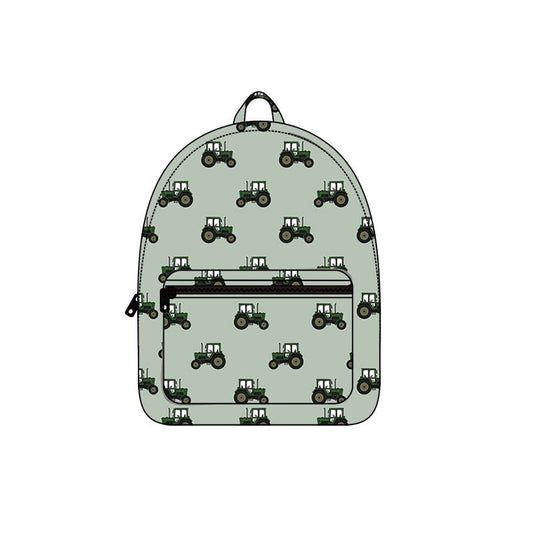 Farm Tractor Green Backpack