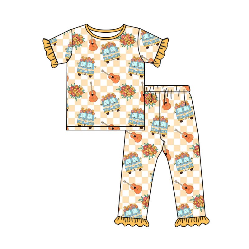 Truck Girls Pajama Set