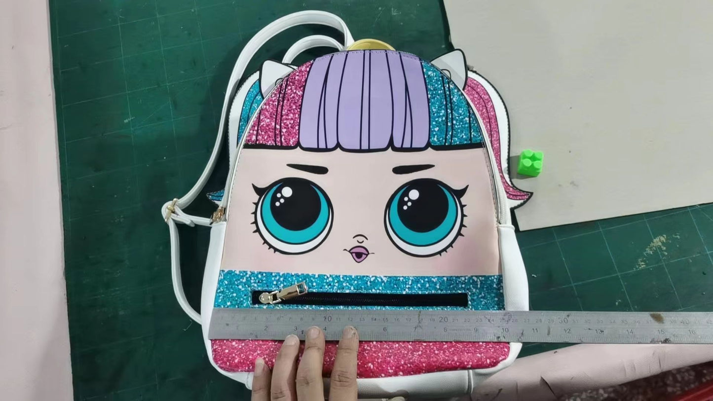 BA0133 lol doll white backpack