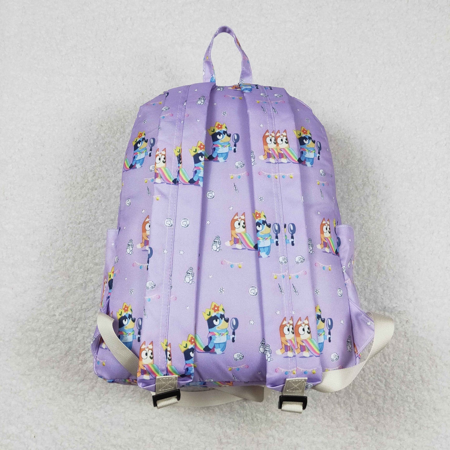 BA0058 dog purple shoulder bag