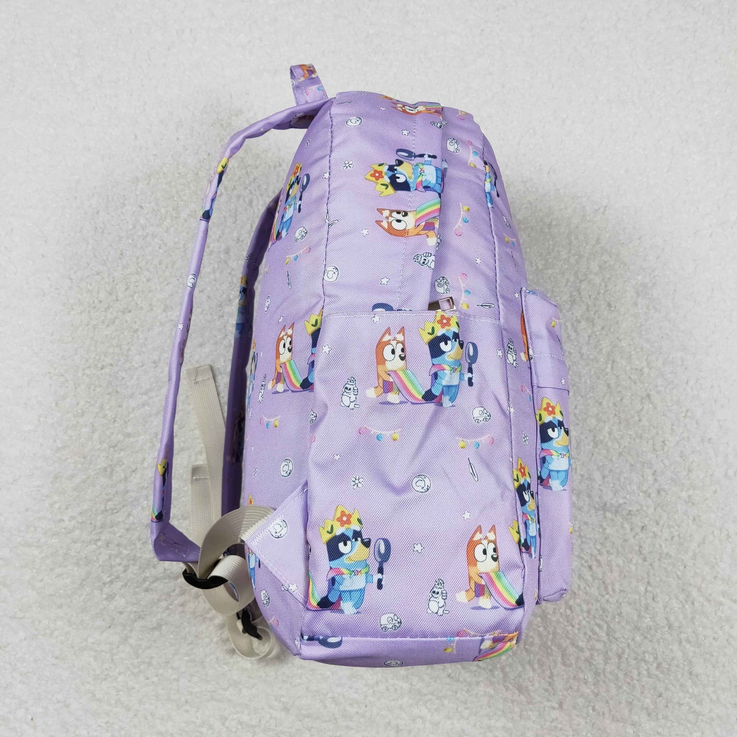 BA0058 dog purple shoulder bag