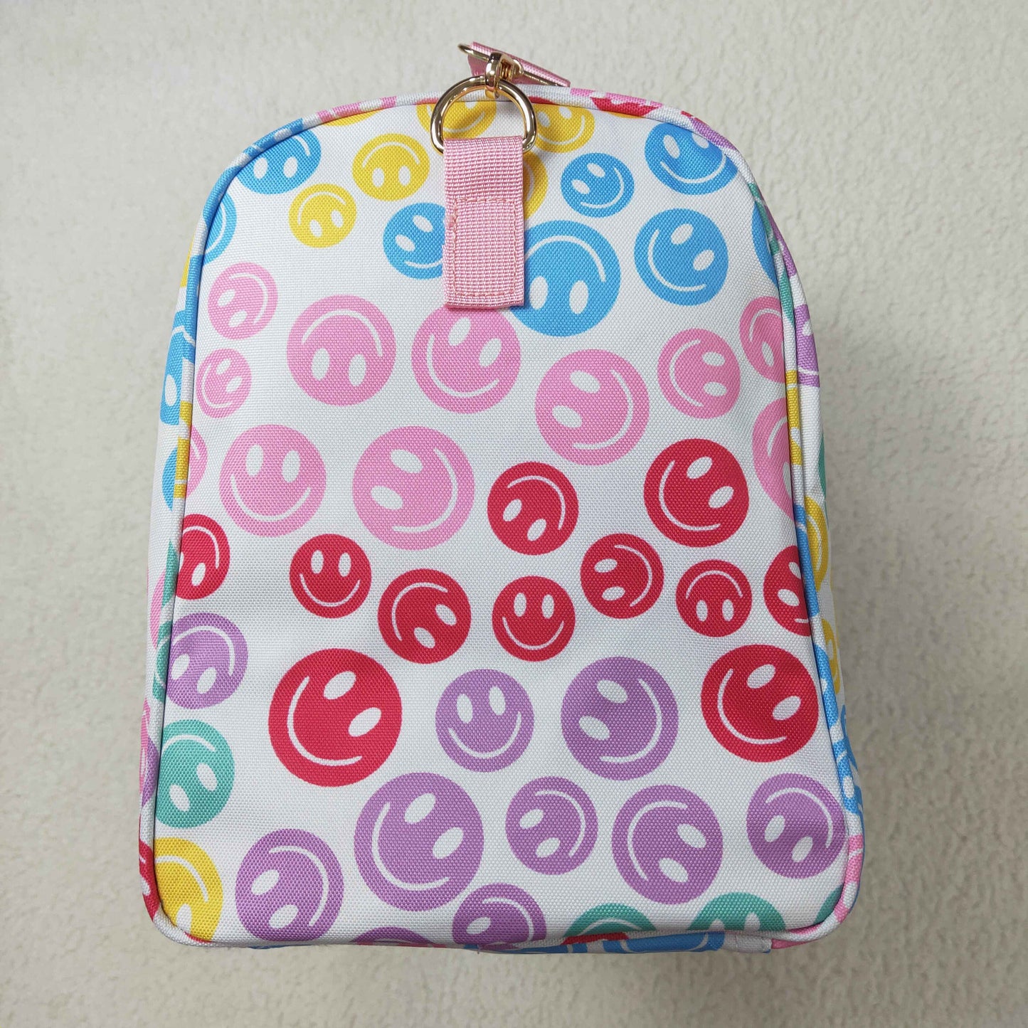 RTS NO MOQ ETA 5/7days arrived BA0068 Smiley White Gym Bag
