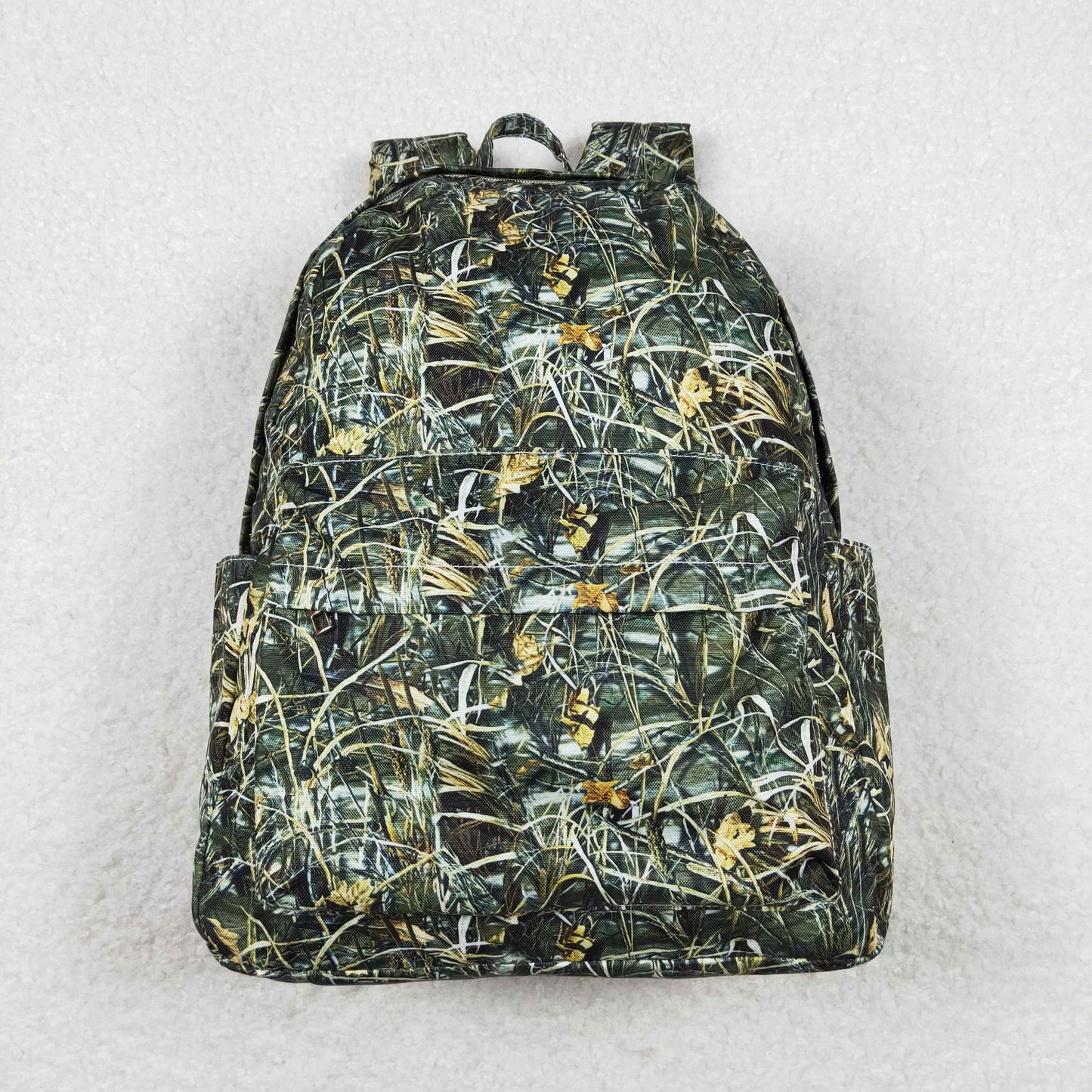 BA0139 Straw Camouflage Leaf Backpack