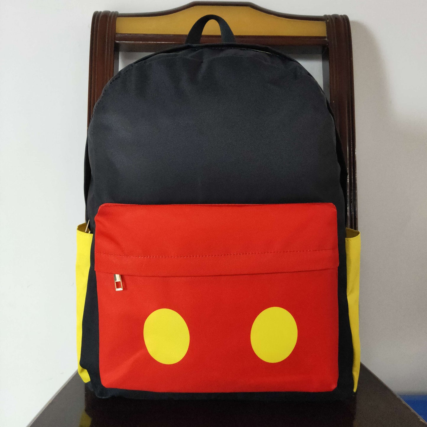 RTS no moq BA0184 Mickey red and black backpack