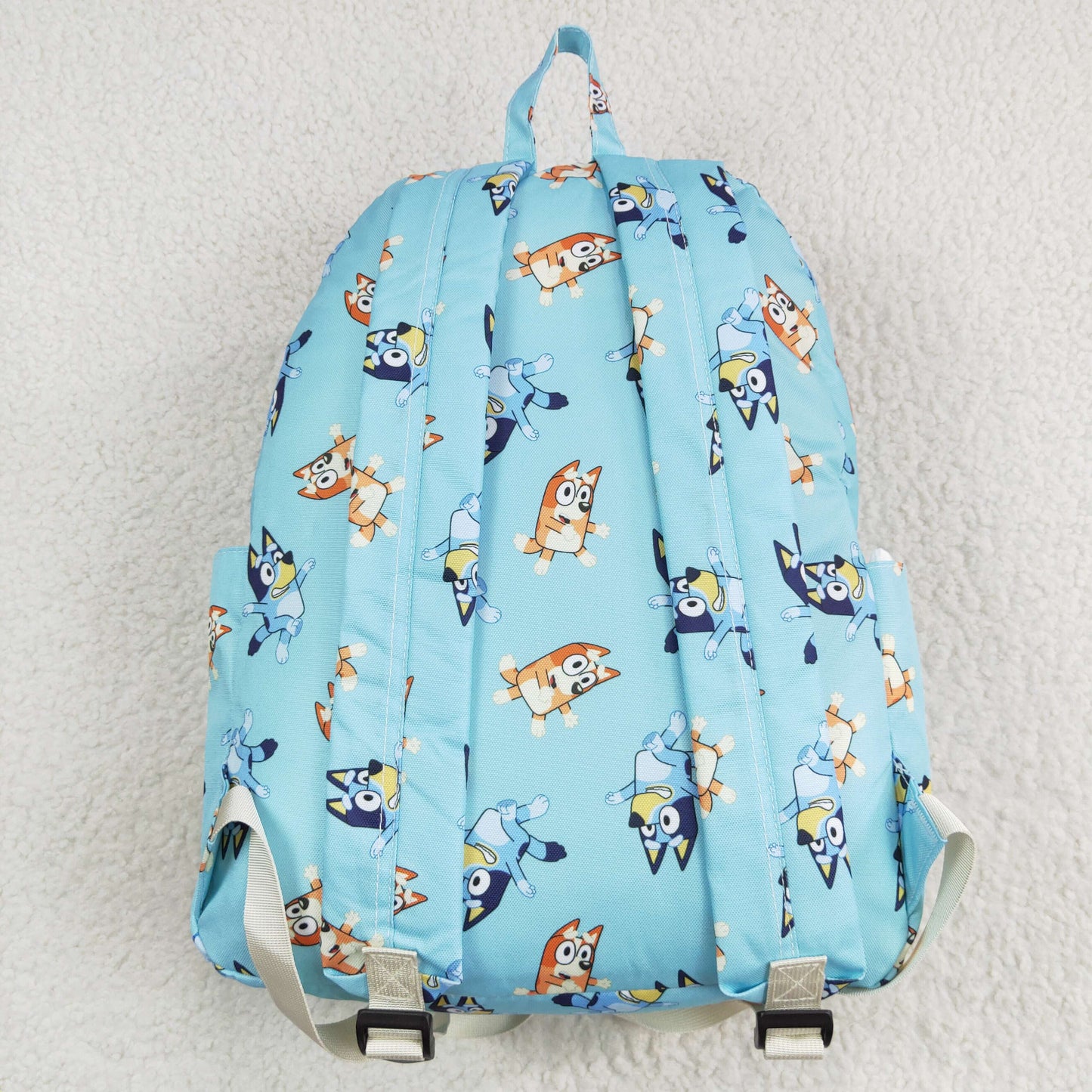 rts no moq BA0195 cartoon dog Blue Backpack