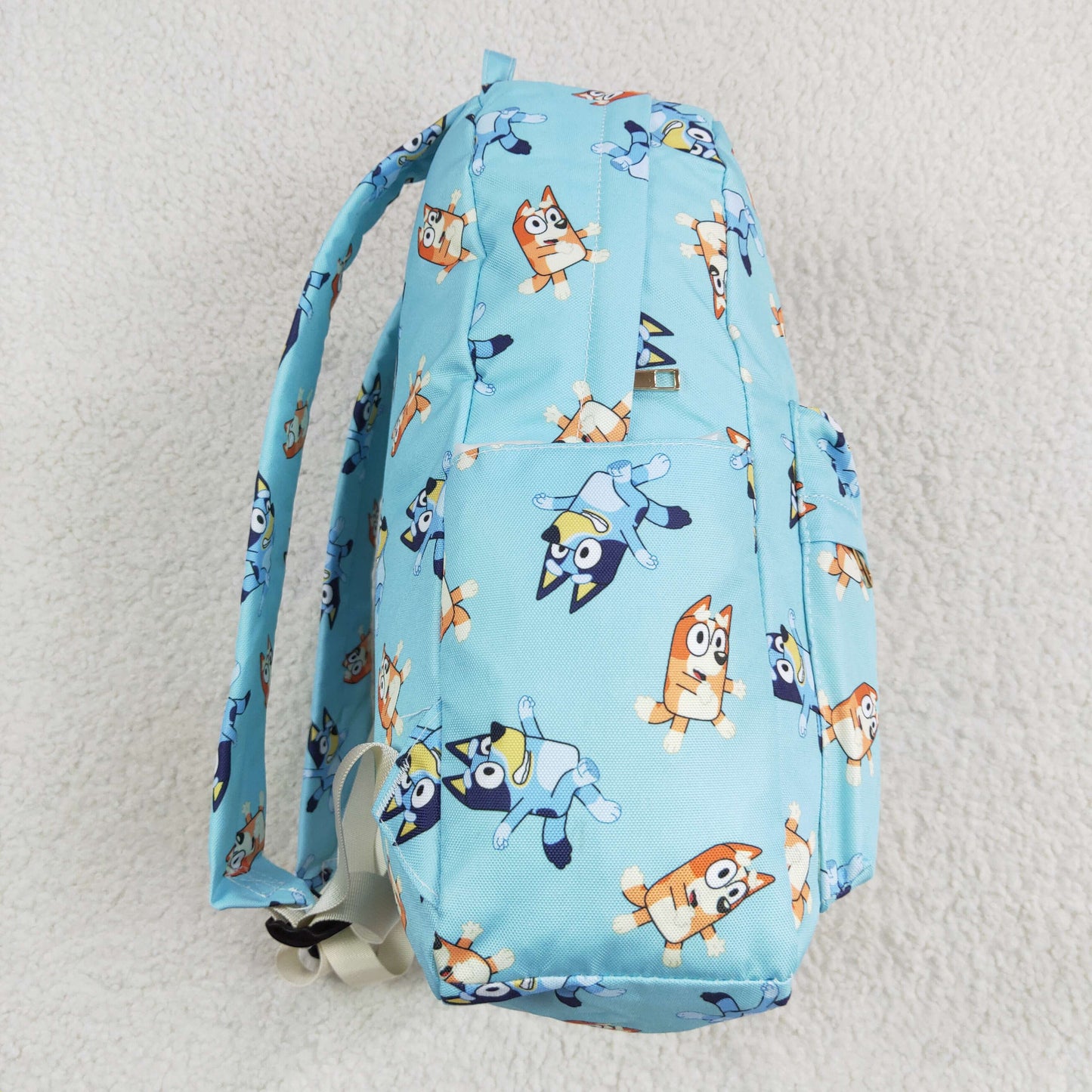 rts no moq BA0195 cartoon dog Blue Backpack