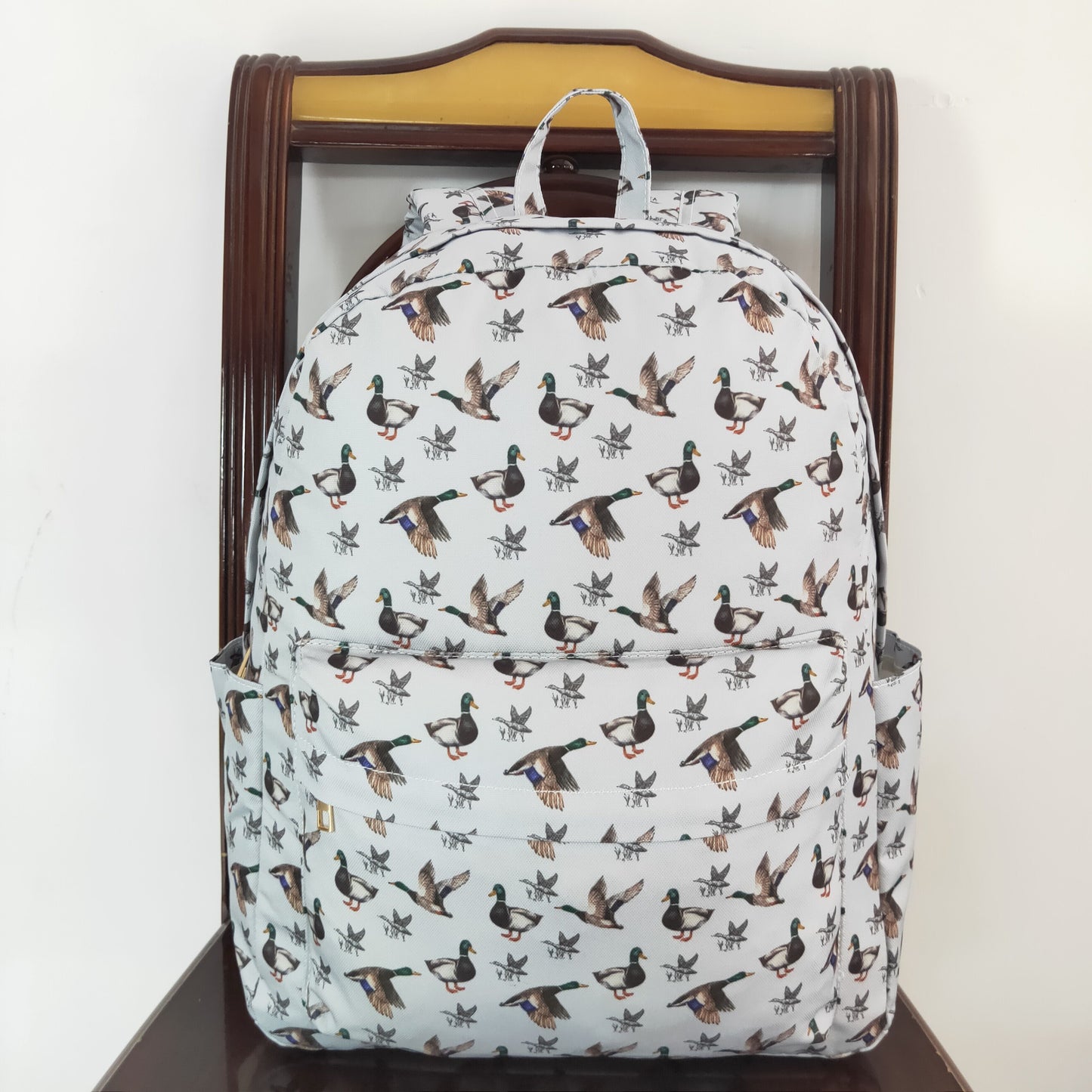 RTS NO MOQ BA0197 Duck gray-brown backpack