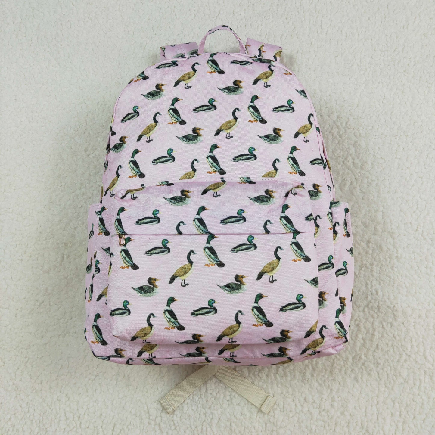 rts no moq BA0203 Duck pink and white backpack