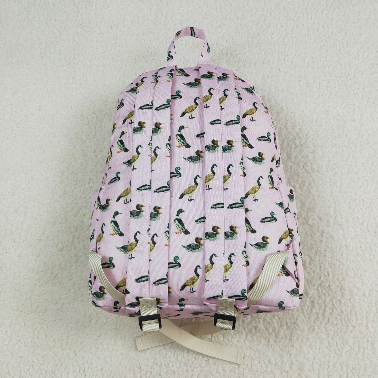 rts no moq BA0203 Duck pink and white backpack