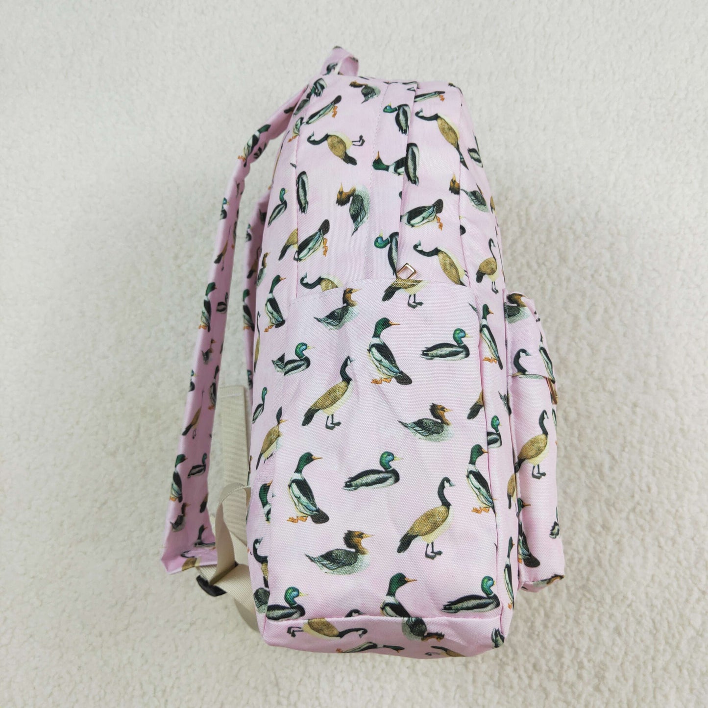 rts no moq BA0203 Duck pink and white backpack