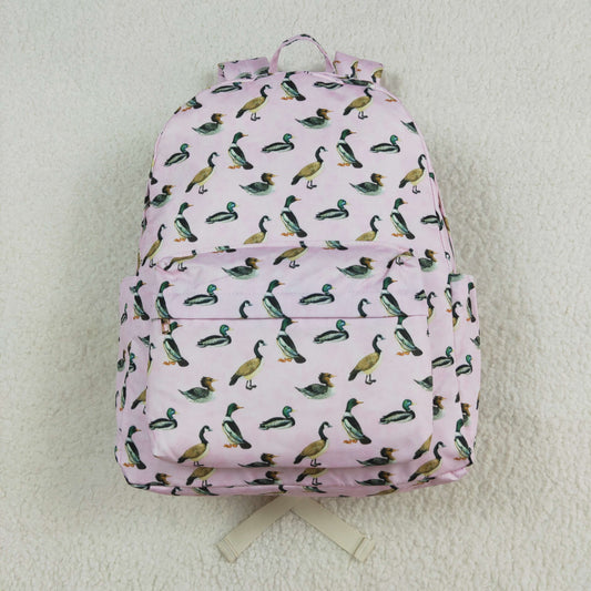 rts no moq BA0203 Duck pink and white backpack