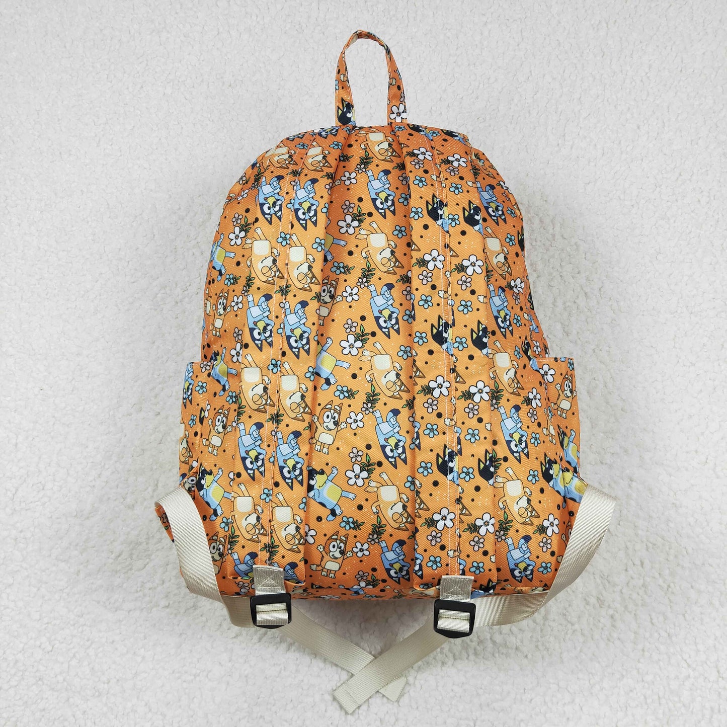 rts no moq BA0213 bluey flower orange backpack