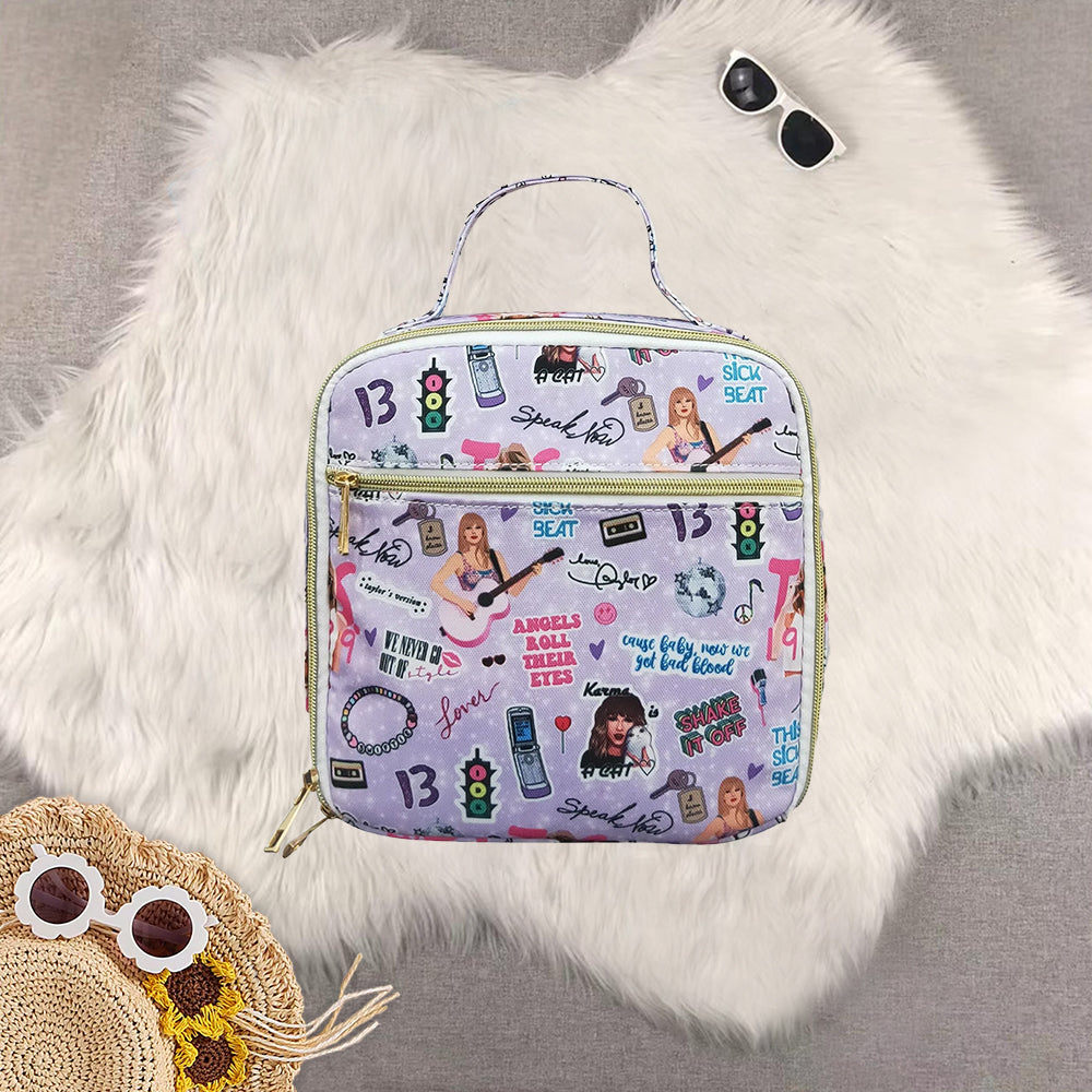 RTS NO MOQ Sibling baby kids clothes team ice cream summer kids lunch box