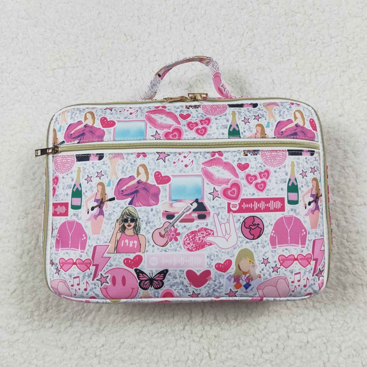 rts no moq BA0235 Taylor Swift silver lunch bag lunch box bag