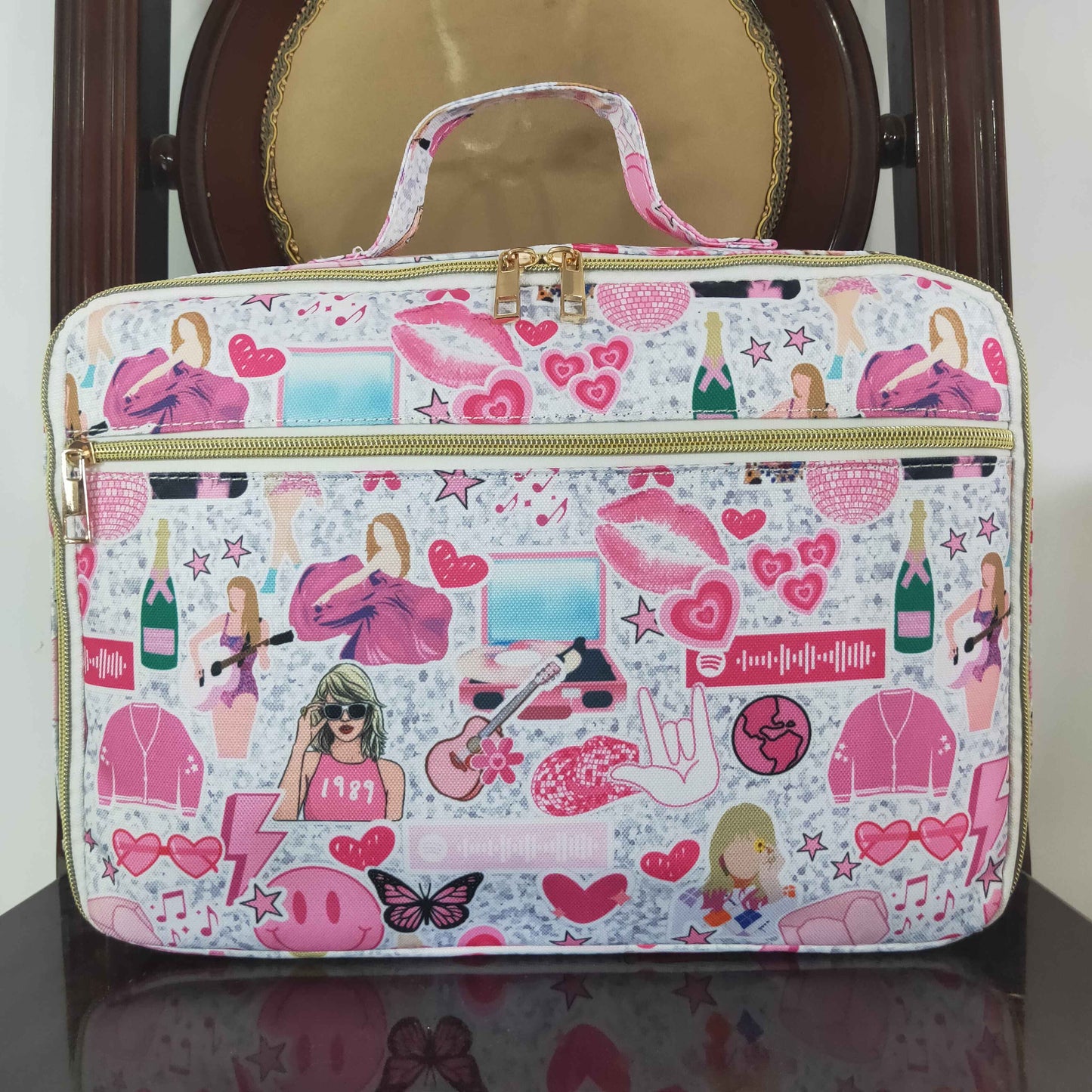 rts no moq BA0235 Taylor Swift silver lunch bag lunch box bag