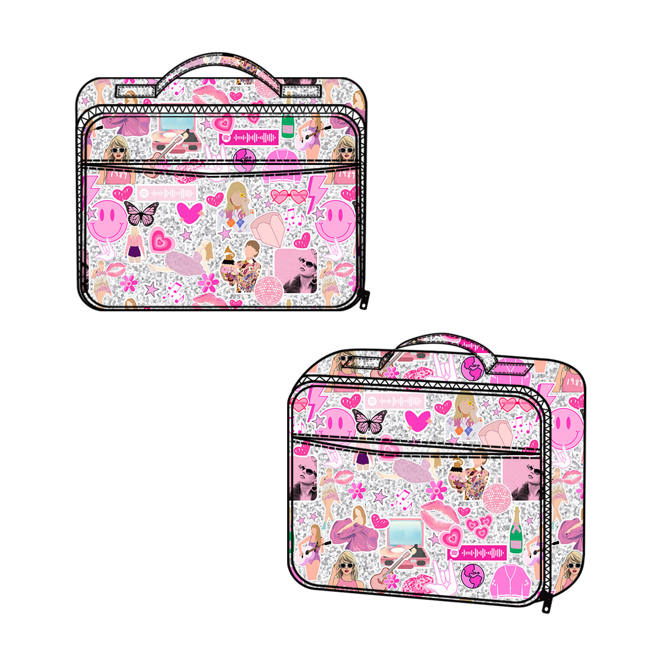 no moq BA0235 pre-ordertaylor swift pink lunch box bag-2024.7.19