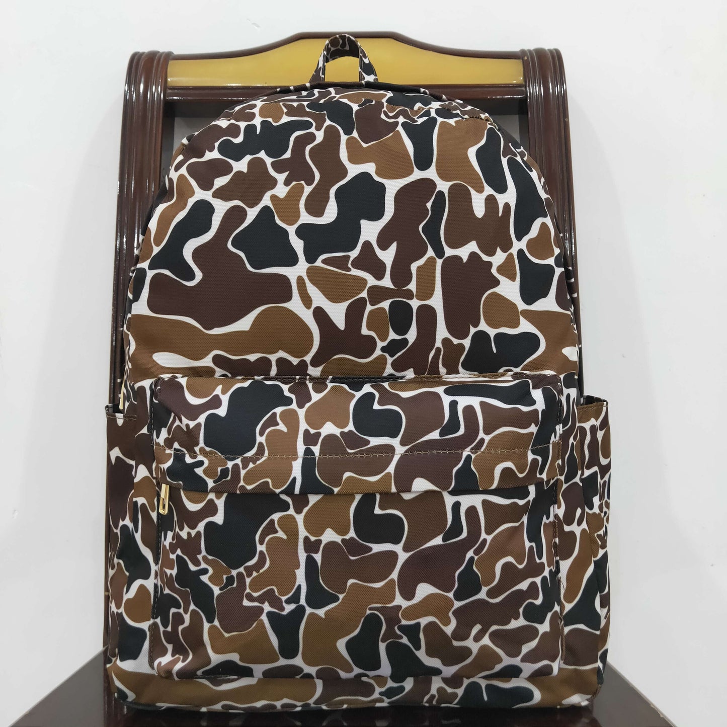 rts no moq BA0236 Camouflage brown backpack-13*5*17 inches