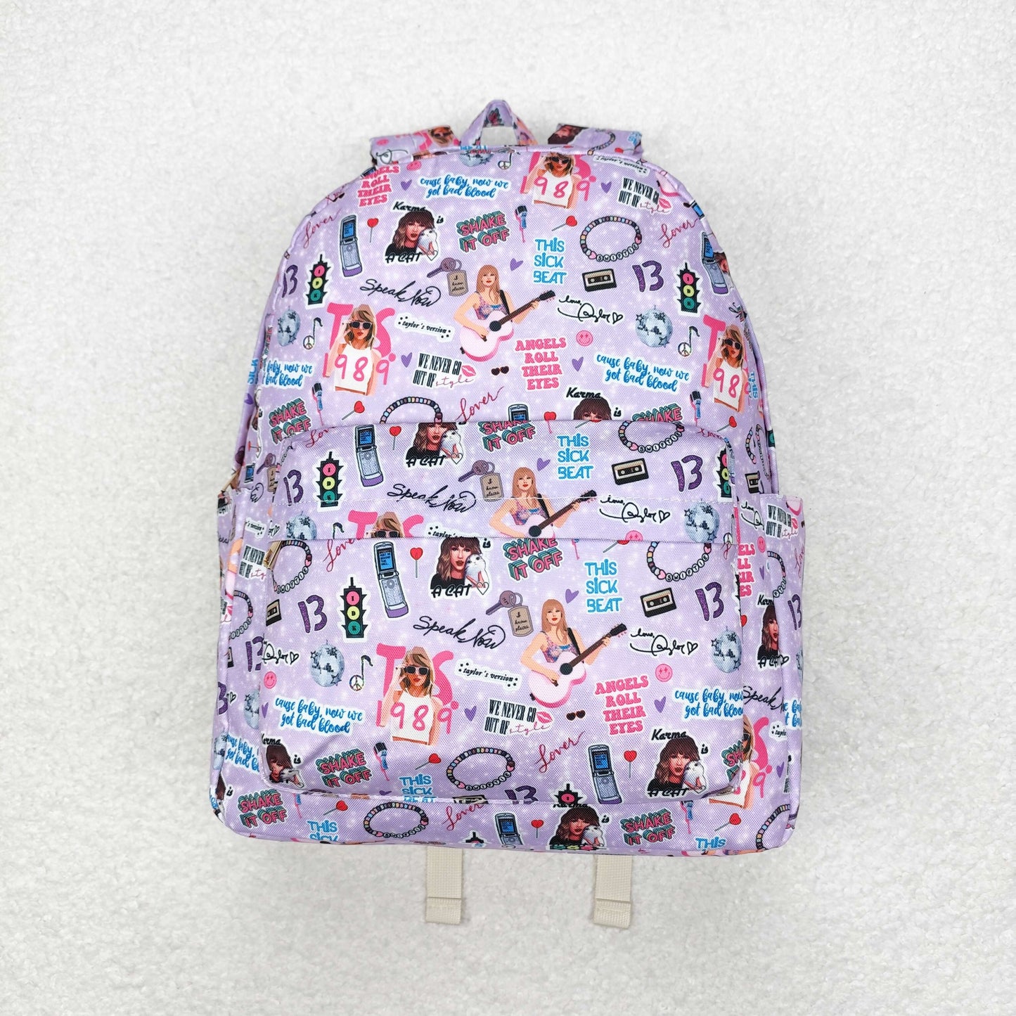 rts no moq BA0238 1989 Taylor purple backpack-13*5*17 inches